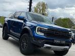 Ford Ranger Raptor 3.0 V6 4WD TVAC*BTWIN HARD-TOP DISTRO CAM, Auto's, Ford, 4 deurs, Gebruikt, Blauw, Leder