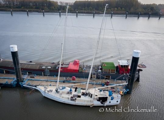 BATEAU LOGEMENT ACIER 18 METRES, Watersport en Boten, Motorboten en Motorjachten, Ophalen, Gebruikt, Staal, Diesel