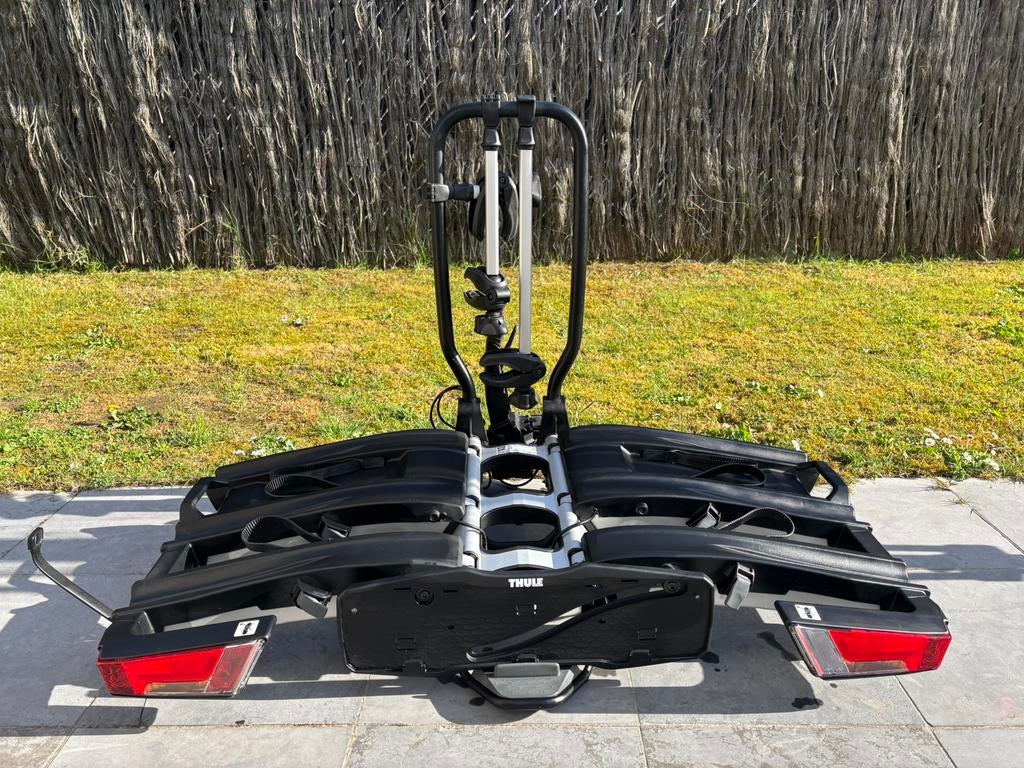 Thule  fietsendrager  xt934 voor 3 ( elektrische) fietsen, Support d'attelage, 3 vélos ou plus, Comme neuf, Vélo électrique