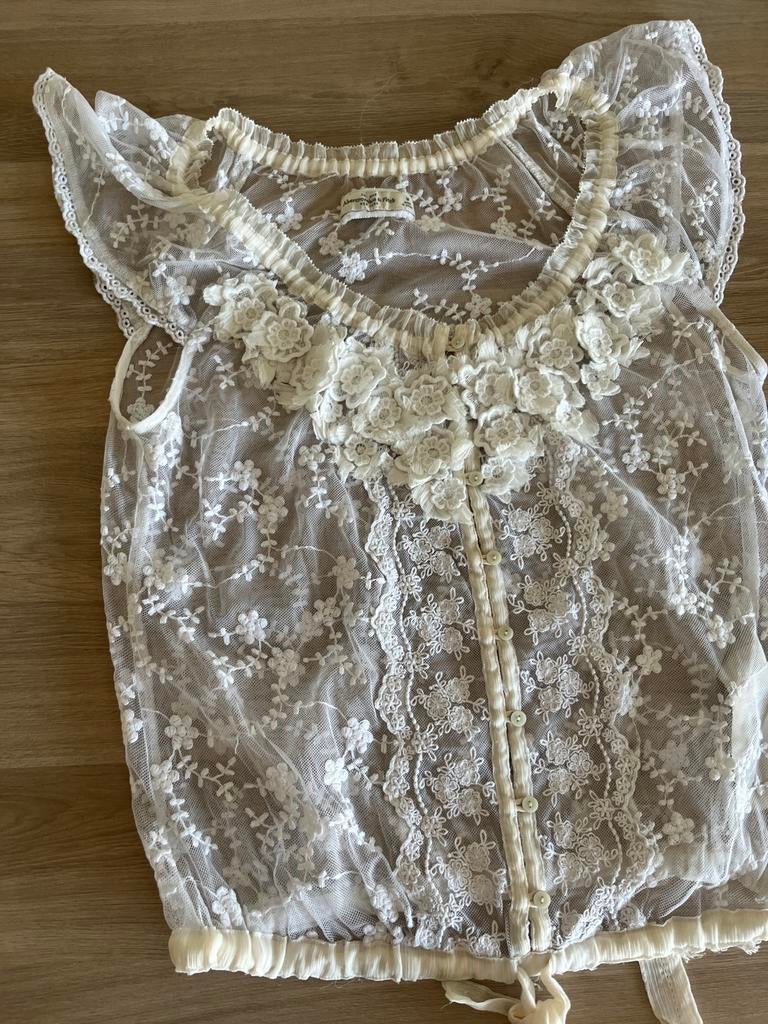 Beige topje met mouwtjes, Abercrombie, maat M, Kleding | Dames, Topjes, Ophalen of Verzenden, Zo goed als nieuw, Maat 38/40 (M)