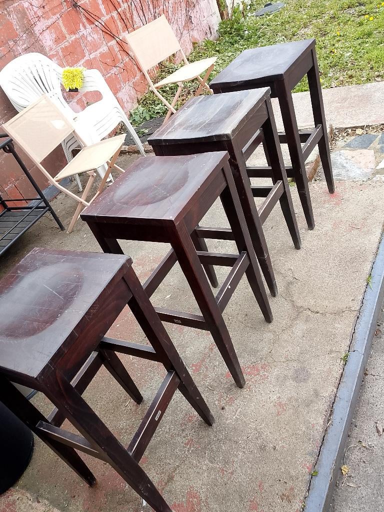 Tabouret, Enlèvement, Utilisé, Bois