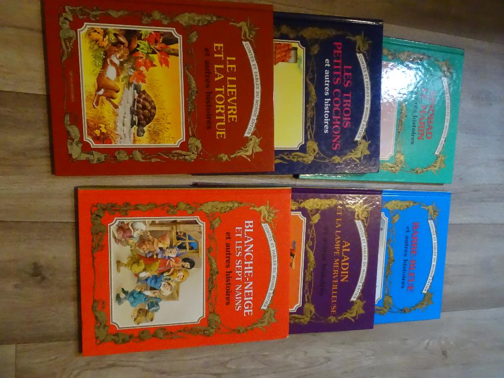 lot de 6 livres de contes, Livres, Enlèvement ou Envoi, Comme neuf