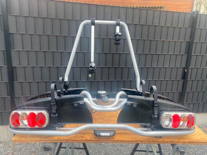 Fietsdrager Thule voor 2 zware elektrische fietsen, Auto diversen, Fietsendragers, Zo goed als nieuw, Ophalen