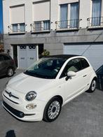 Fiat 500 cabrio 68000 km, Auto's, Fiat, Cabriolet, Leder en Stof, Wit, Bedrijf