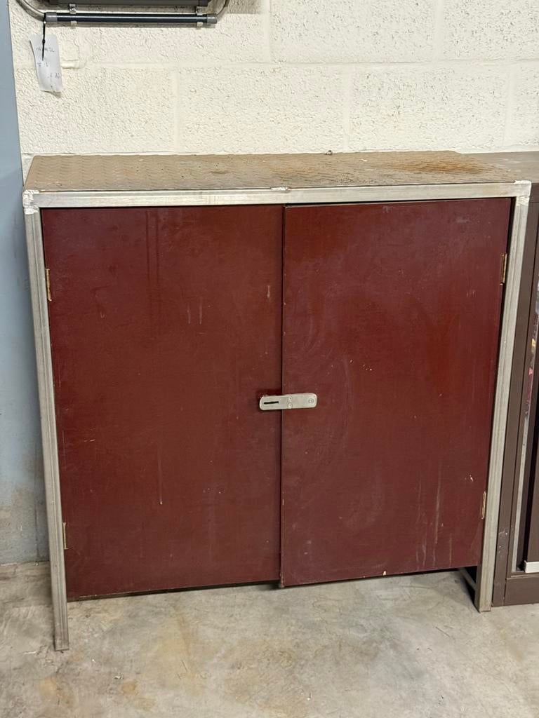 Gereedschap kast RVS en multiplex, Ophalen, Zo goed als nieuw