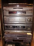 Chaine Hifi Sony avec son meuble, Audio, Tv en Foto, Stereoketens, Ophalen, Gebruikt, Cassettedeck, Sony