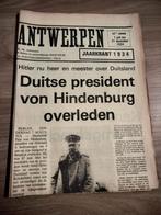 Oude historische Belgische kranten (gazet van Antwerpen), Ophalen