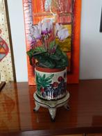 Elegant bloem potje voor MOEDERDAG - Leuk kado - Decoratief, Jardin & Terrasse, Pots de fleurs, Rond, Utilisé, Enlèvement ou Envoi