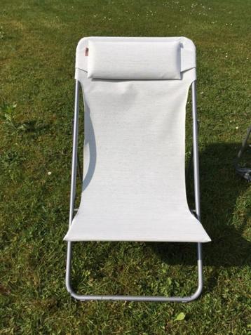 Lafuma strandstoel in nieuwe staat 2 stuks. XL formaat