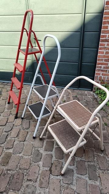 3x trapladder vanaf 10 euro   beschikbaar voor biedingen