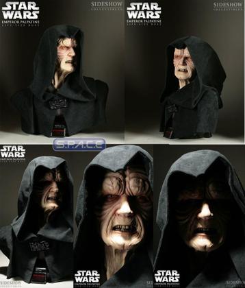 BLACK FRIDAY Sideshow Palpatine Life Size Bust signed Ian!!! beschikbaar voor biedingen