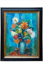 Schilderij Vaas met bloemen- Vlaamse schilder Gust Dierickx, Enlèvement