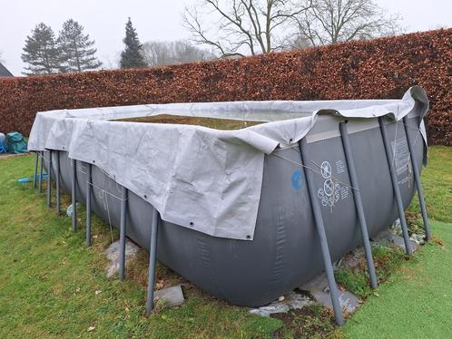 Zwembad intex met alle toebehoren., Tuin en Terras, Zwembaden, Gebruikt, Opzetzwembad, 120 cm of meer, 400 cm of meer, 200 tot 300 cm