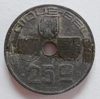 Belgium 1942 - 25 Cent Zink FR/VL - Leopold III - Morin 483, Losse munt, Verzenden