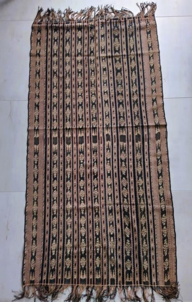 Indonesisch tapijtje 170x85cm - jaren 1950-'60, Antiek en Kunst, Antiek | Tapijten, Tafelkleden en Textiel, Ophalen of Verzenden