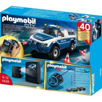 Playmobil Voiture de police RC avec ensemble de caméras d'es, Enlèvement, Comme neuf, Ensemble complet
