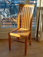 Stoelen van massief teakhout, Ophalen, Gebruikt, Hout
