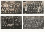1914/18 schoonaarde 4x klasfoto  zeldzaam meisjes, Collections, Photos & Gravures, Autres sujets/thèmes, Photo, Avant 1940, Utilisé