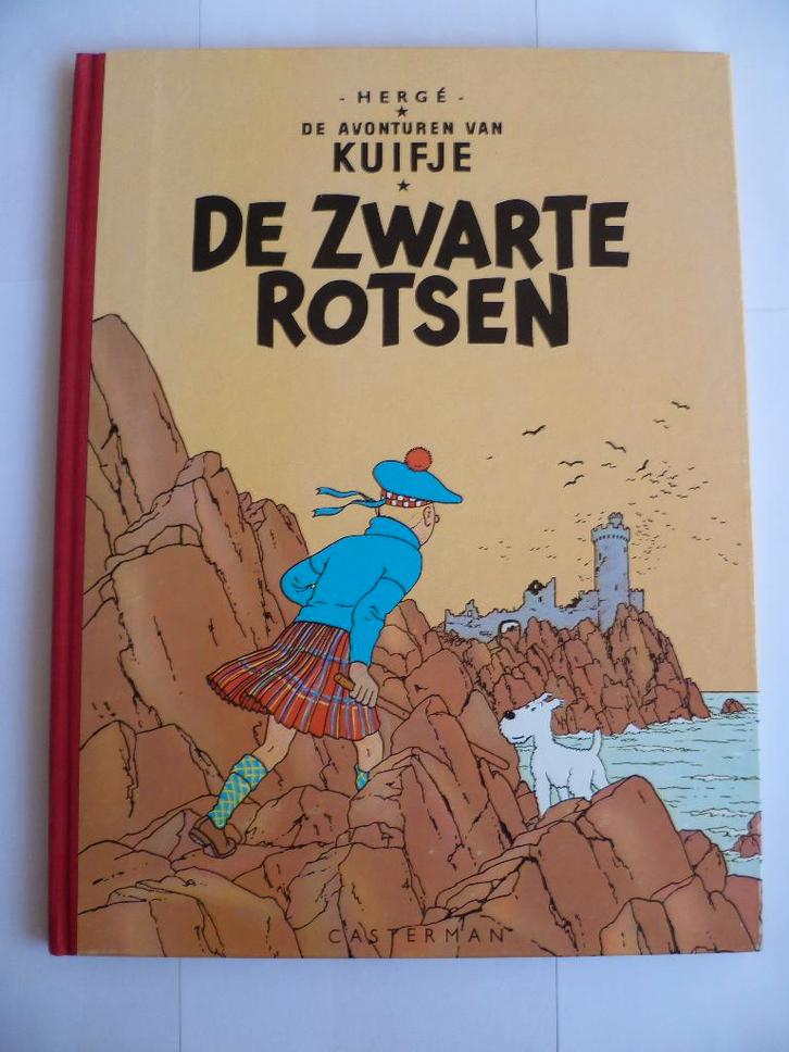 KUIFJE 1E DRUK FACSIMILE UITGAVE"DE ZWARTE ROTSEN"UIT 1987, Boeken, Stripverhalen, Zo goed als nieuw, Eén stripboek, Ophalen of Verzenden