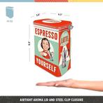 Retro koffieblik | container voor koffie | GRATIS LEVERING, Verzamelen, Verzenden, Nieuw, Koffie, Overige merken