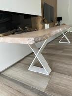 Zitbank massieve eik (behandeld), Huis en Inrichting, Tafels | Eettafels, Ophalen, Gebruikt, Eikenhout