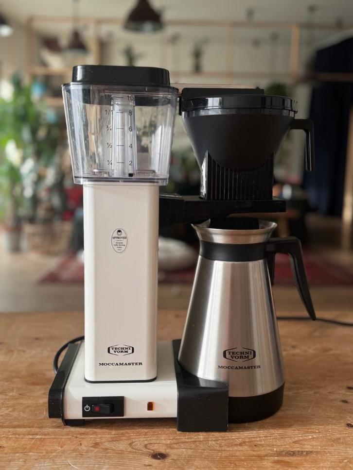 Moccamaster KBGT met thermoskan (met doos), Elektronische apparatuur, Koffiezetapparaten, Zo goed als nieuw, Overige modellen