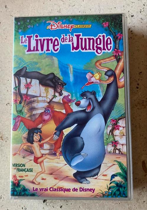 Cassette VHS Originale "Le Livre de la Jungle" (Walt Disney), CD & DVD, VHS | Enfants & Jeunesse, Comme neuf, Dessins animés et Film d'animation