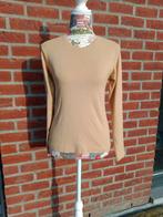 30 Beige t-shirt met lange mouwen (unisex), Maat 52/54 (L), Beige, Ophalen of Verzenden, Zo goed als nieuw