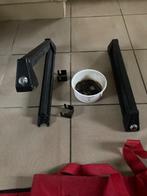 fixations pour transport skis sur toit + sac à skis, Ophalen, Gebruikt