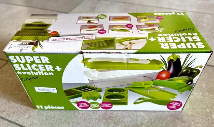 Groentesnijder "SUPER SLICER + evolution” / 11 STUKS / NIEUW, Huis en Inrichting, Keuken | Keukenbenodigdheden, Nieuw, Ophalen of Verzenden