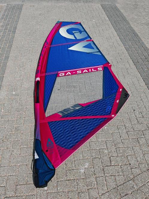 Ga-Sails Pure windsurf zeilen., Sports nautiques & Bateaux, Planche à voile, Utilisé, Voile, Avec sac de transport, Enlèvement ou Envoi