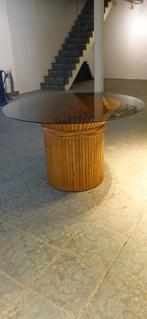 Vintage seventies McGuire eettafel., Antiek en Kunst, Ophalen