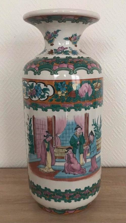 Vase balustre en porcelaine de Chine - H: 42 cm, Antiquités & Art, Antiquités | Vases