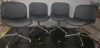 Set bureau stoelen door Ico Parisi, Ophalen of Verzenden, Gebruikt, Zwart, Bureaustoel