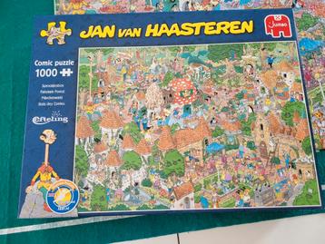 Jan Van Haasteren  - Het Sprookjesbos  - De Efteling  - 1000, Enlèvement ou Envoi, 500 à 1500 pièces, Comme neuf, Puzzle