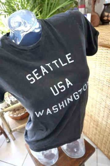 zwart T-shirt Seattle Washington beschikbaar voor biedingen