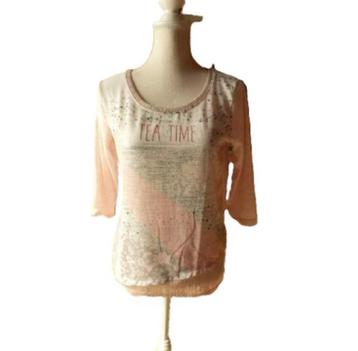 (19) -blouse femme t.38 rose - p.bréal - beschikbaar voor biedingen