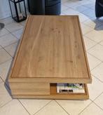 Eiken salontafel, Ophalen, Minder dan 50 cm, Gebruikt, 100 tot 150 cm