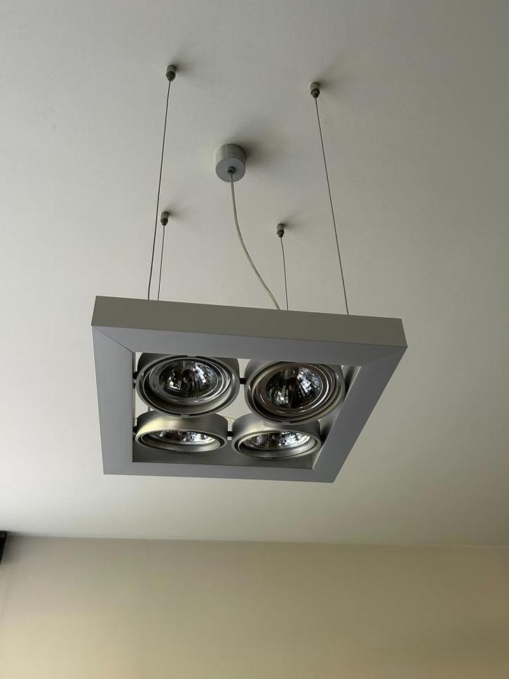 Design hanglamp Delta Light, Huis en Inrichting, Lampen | Hanglampen, Zo goed als nieuw, 50 tot 75 cm, Metaal, Ophalen