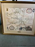 Oude landkaart Gent, Antiek en Kunst, Kunst | Tekeningen en Fotografie, Ophalen