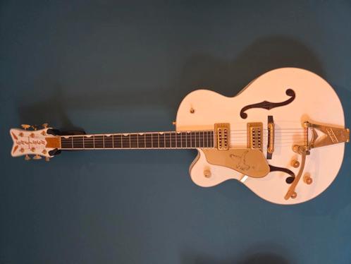 Gretsch White Falcon linkshandig, Muziek en Instrumenten, Snaarinstrumenten | Gitaren | Elektrisch, Gebruikt, Hollow body, Marshall