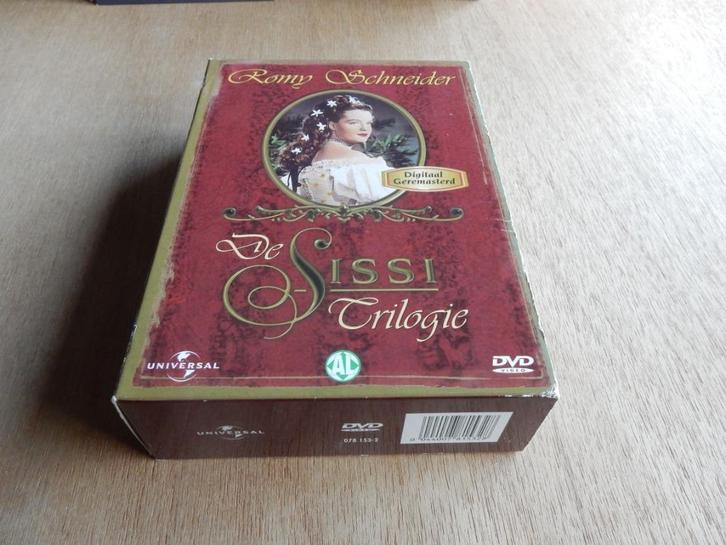 nr.1824 - Dvd box: de sissi trilogie - drama - 1955, Cd's en Dvd's, Dvd's | Klassiekers, Drama, 1940 tot 1960, Vanaf 16 jaar, Ophalen of Verzenden