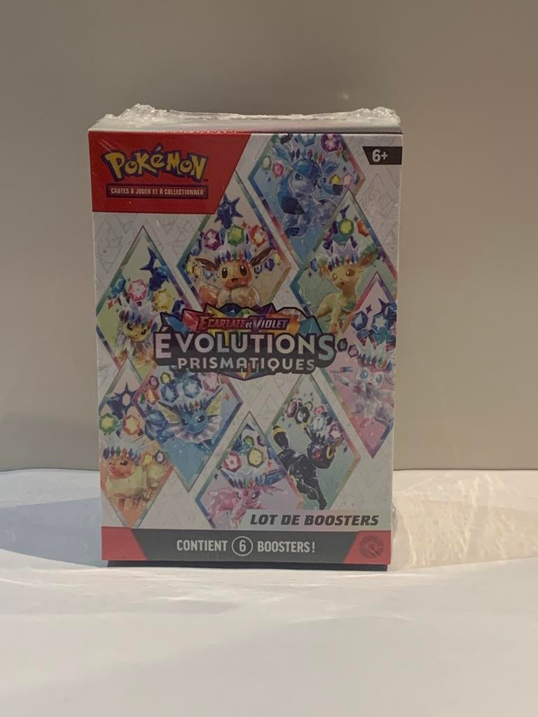 Pokémon EV 8.5 Évolution Prismatqiue Bundle 6 Boosters FR, Hobby & Loisirs créatifs, Jeux de cartes à collectionner | Pokémon