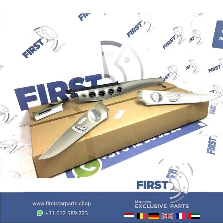 W213 C238 DASHBOARD + DEUR LIJSTEN SET MEMORY BURMESTER orig, Auto-onderdelen, Dashboard en Schakelaars, Mercedes-Benz, Gebruikt