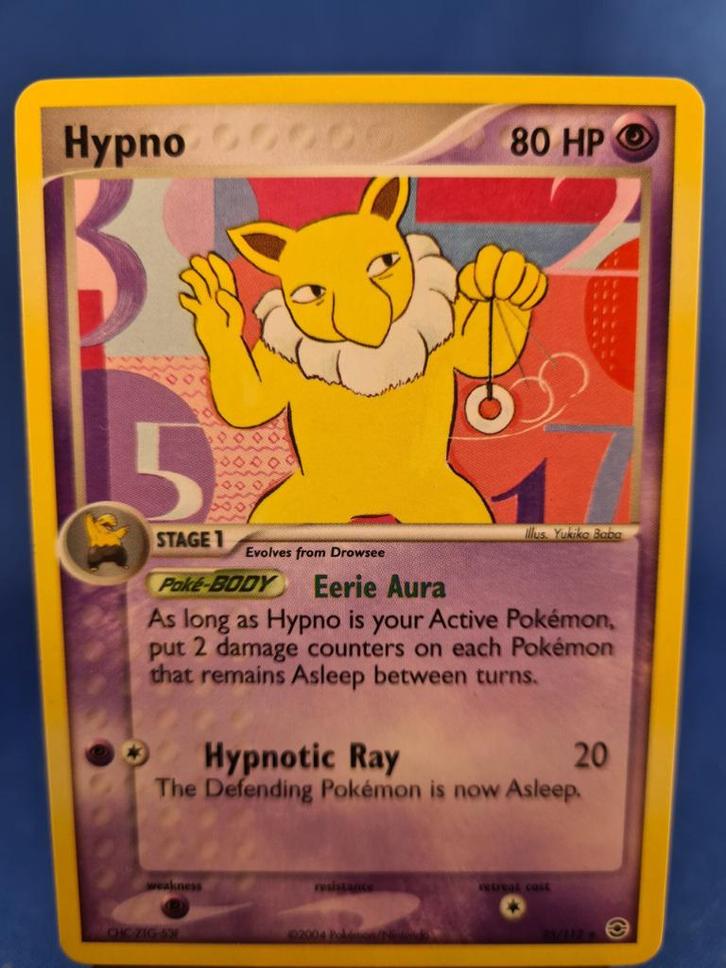 Hypno 25/112 - FireRed &amp; LeafGreen, Hobby en Vrije tijd, Verzamelkaartspellen | Pokémon, Gebruikt, Verzenden