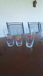 glas budels bier 3x, Ophalen of Verzenden, Zo goed als nieuw, Glas of Glazen