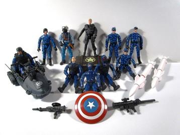 Gi Joe - US Navy Crew 1 - Figuren+ uitrusting 1:18 - Gijoe beschikbaar voor biedingen