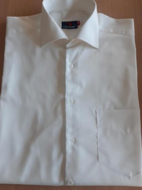 Herenhemd wit kolmaat 39/40., Kleding | Heren, Overhemden, Zo goed als nieuw, Halswijdte 39/40 (M), Wit, Ophalen of Verzenden