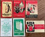 JENEVER/DISTILLERIE/VAN HOOREBEKE/EEKLO oude etiketten, Verzamelen, Merken en Reclamevoorwerpen, Ophalen of Verzenden, Zo goed als nieuw