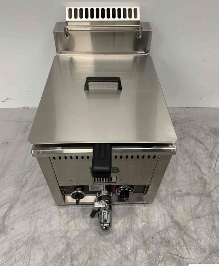 Rvs friteuze 21 L gas, Zakelijke goederen, Horeca | Keukenapparatuur, Fornuis, Frituur en Grillen, Ophalen